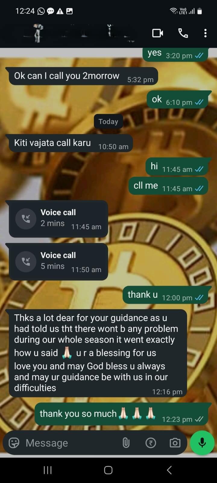 WhatsApp Testimonial 3