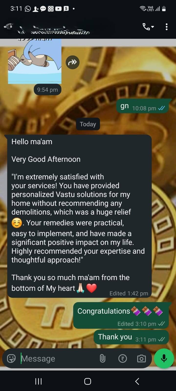 WhatsApp Testimonial 9